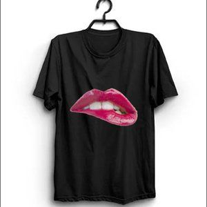 Hot Pink Biting Lips T-Shirt, The Rolling Stones Essential T-Shirt